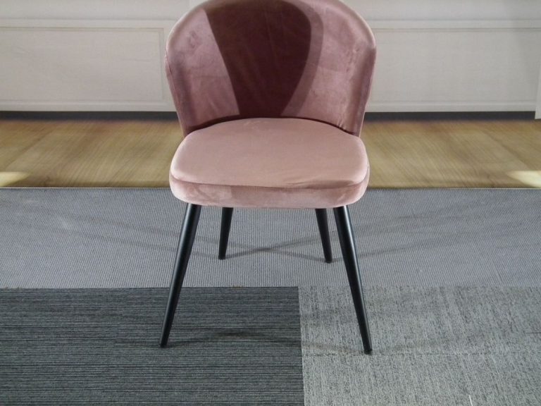 Kick Velvet Eetkamerstoel Oud Roze Design4all